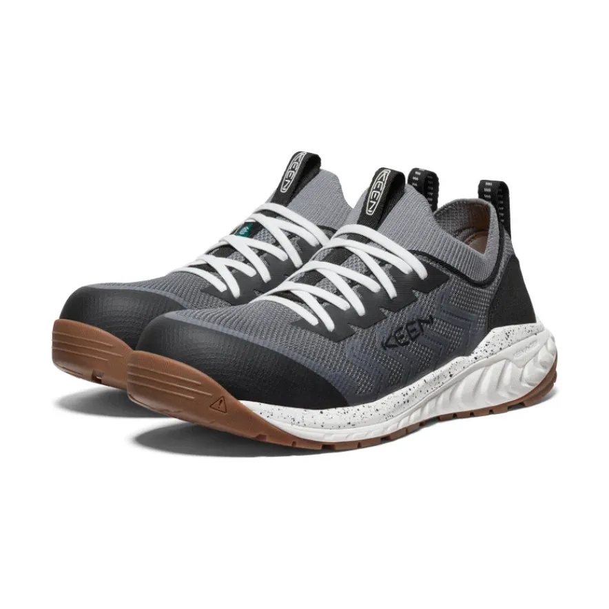 Best Sale Arvada Shift Work Sneaker Pour Homme (Carbon-Fiber Toe) | Steel Grey/Gum Homme Bottes Et Chaussures De Travail|Chaussures À Enfiler