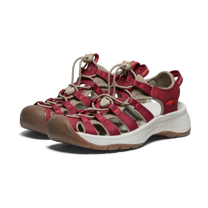 New Astoria West Sandal Pour Femme | Merlot/Scarlet Ibis Femme Sandales