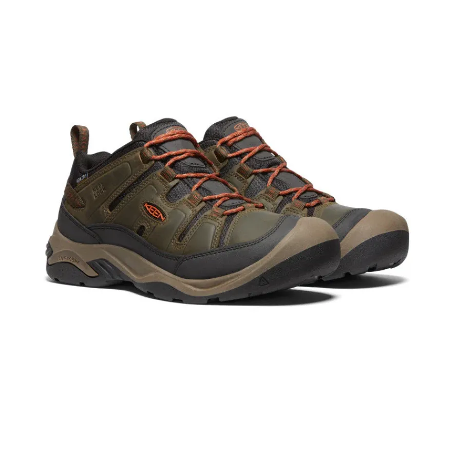 Discount Circadia Waterproof Shoe Pour Homme | Black Olive/Potters Clay Homme Imperméable À L'eau|Chaussures