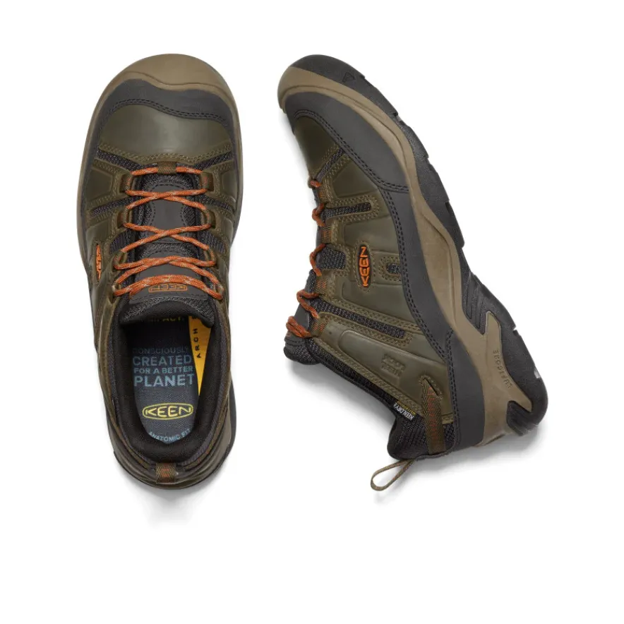 Discount Circadia Waterproof Shoe Pour Homme | Black Olive/Potters Clay Homme Imperméable À L'eau|Chaussures