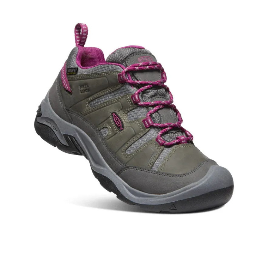 Fashion Circadia Waterproof Shoe Pour Femme | Steel Grey/Boysenberry Femme Imperméable À L'eau|Chaussures