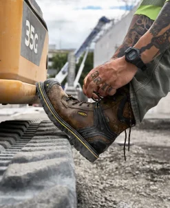 Best Sale CSA Abitibi II Boot (Carbon-Fiber Toe) Pour Homme | Cascade Brown/Black Homme Bottes Et Chaussures De Travail|Imperméable À L'eau