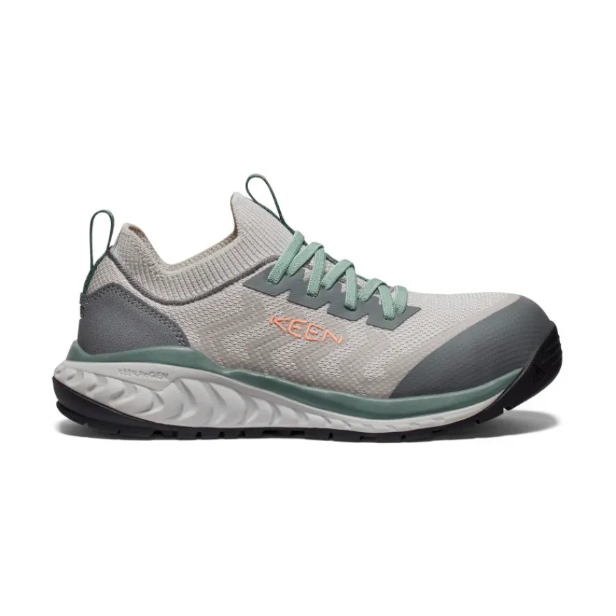 Sale CSA Arvada Shift Work Sneaker Pour Femme | Steel Grey/Granite Green Femme Bottes Et Chaussures De Travail
