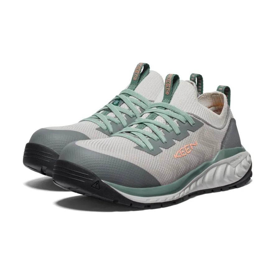 Sale CSA Arvada Shift Work Sneaker Pour Femme | Steel Grey/Granite Green Femme Bottes Et Chaussures De Travail
