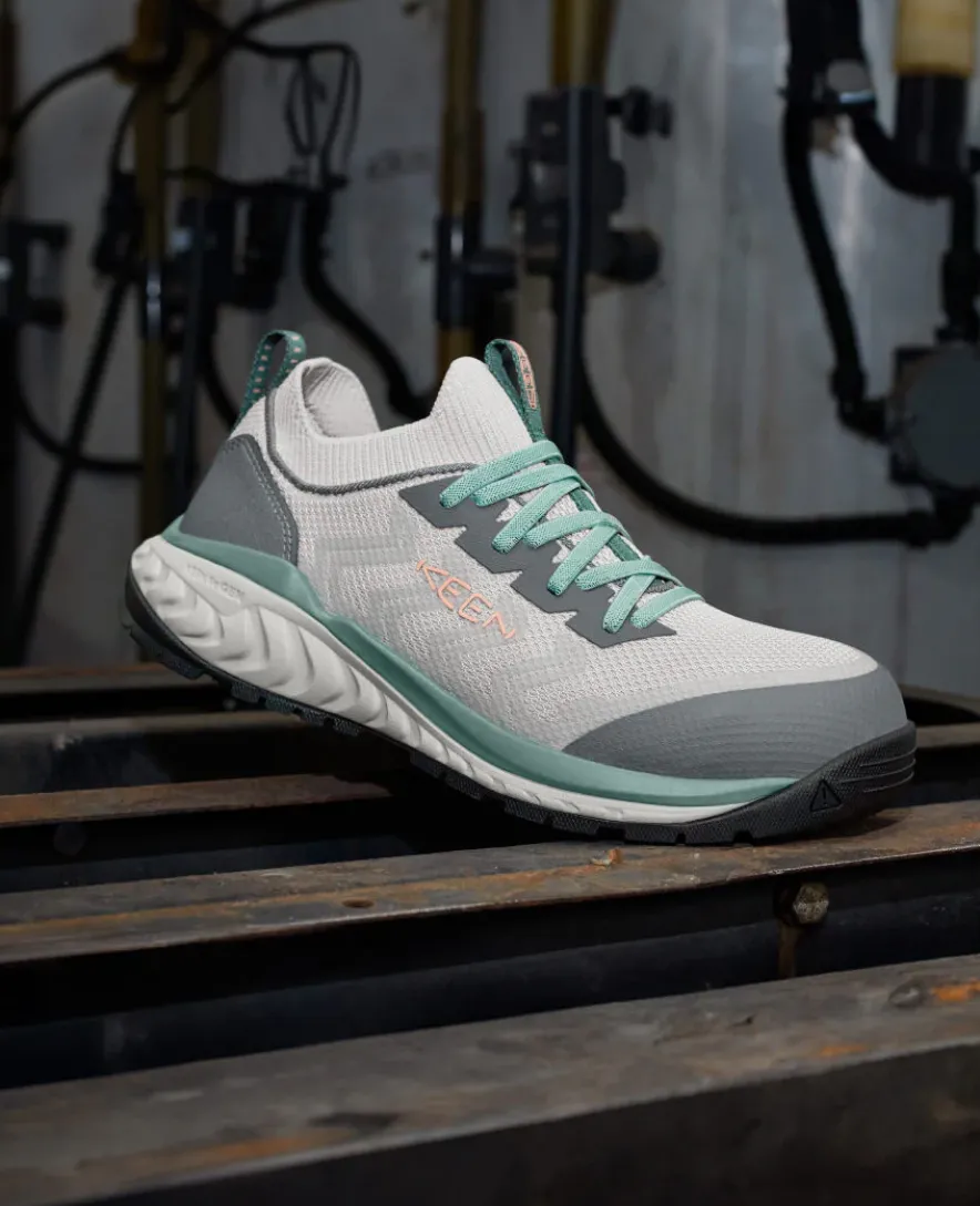 Sale CSA Arvada Shift Work Sneaker Pour Femme | Steel Grey/Granite Green Femme Bottes Et Chaussures De Travail