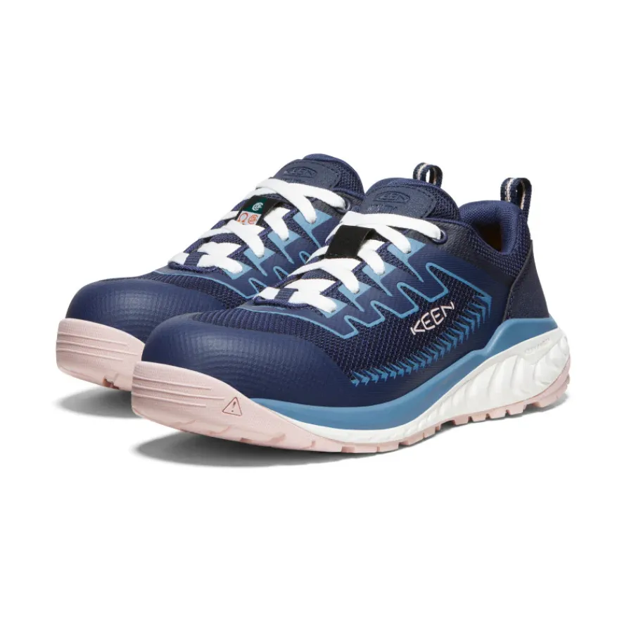 Best Sale CSA Arvada Work Sneaker (Carbon-Fiber Toe) Pour Femme | Naval Academy/Peach Whip Femme Bottes Et Chaussures De Travail|Chaussures