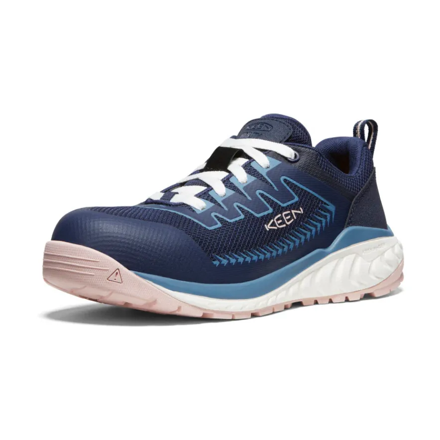 Best Sale CSA Arvada Work Sneaker (Carbon-Fiber Toe) Pour Femme | Naval Academy/Peach Whip Femme Bottes Et Chaussures De Travail|Chaussures