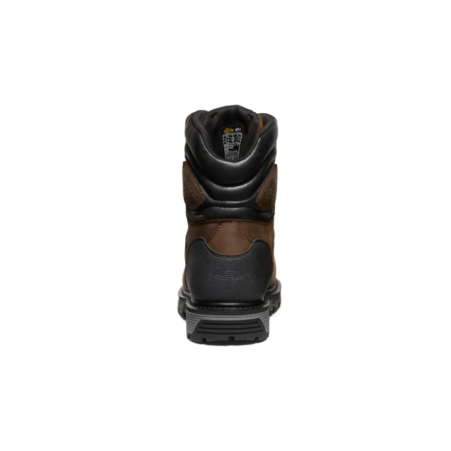 Clearance CSA Camden 8" Insulated Waterproof Boot (Carbon-Fiber Toe) Pour Homme | Dark Earth/Black Homme Bottes Et Chaussures De Travail|Imperméable À L'eau