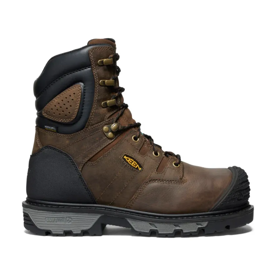 Cheap CSA Camden 8" Waterproof Boot Pour Homme (Carbon-Fiber Toe) | Dark Earth/Black Homme Bottes Et Chaussures De Travail|Imperméable À L'eau