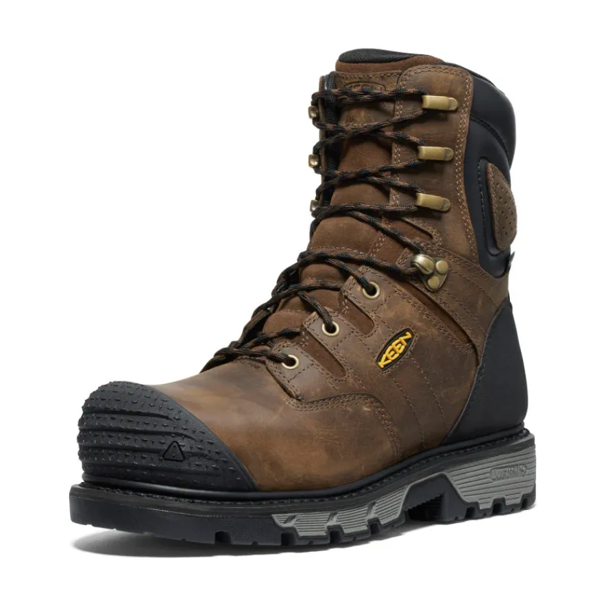 Cheap CSA Camden 8" Waterproof Boot Pour Homme (Carbon-Fiber Toe) | Dark Earth/Black Homme Bottes Et Chaussures De Travail|Imperméable À L'eau