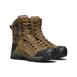 Clearance CSA Davenport 8" Insulated Waterproof Boot Pour Homme  |  Dark Earth/Inca Gold Homme Bottes Et Chaussures De Travail|Imperméable À L'eau