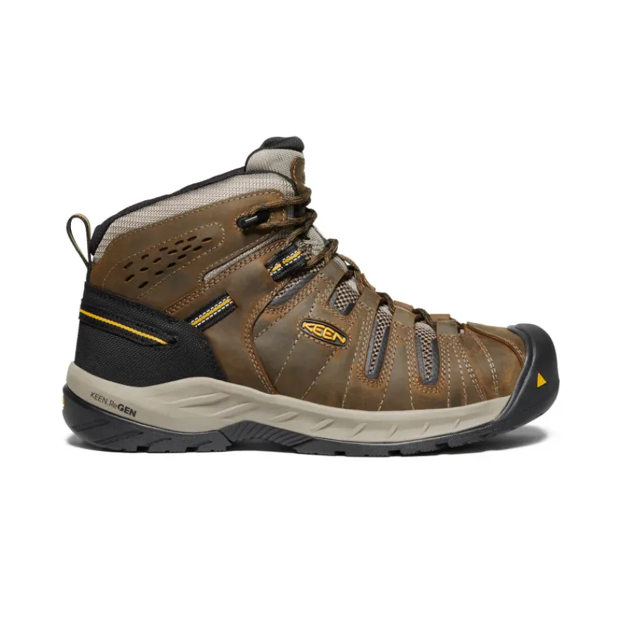 Outlet CSA Flint II Boot (Steel Toe) Pour Homme | Cascade Brown/Golden Rod Homme Bottes Et Chaussures De Travail|Bottes