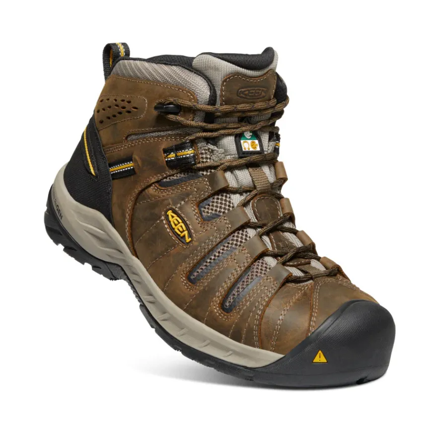 Outlet CSA Flint II Boot (Steel Toe) Pour Homme | Cascade Brown/Golden Rod Homme Bottes Et Chaussures De Travail|Bottes