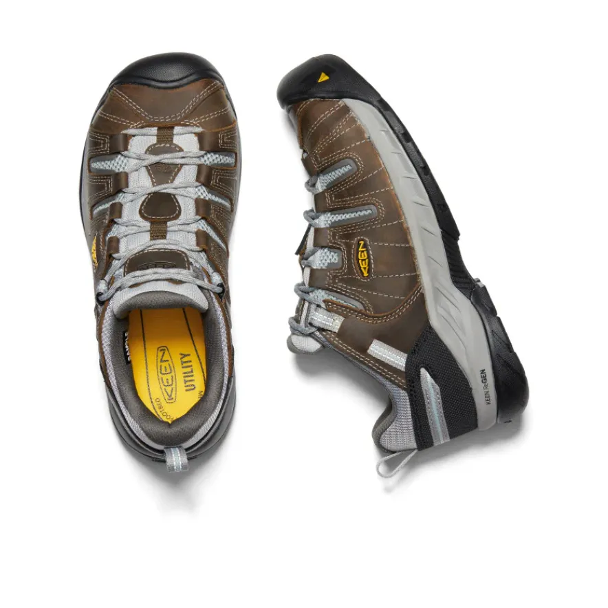 Store CSA Flint II (Steel Toe) Pour Femme | Cascade Brown/Surf Spray Femme Bottes Et Chaussures De Travail|Chaussures