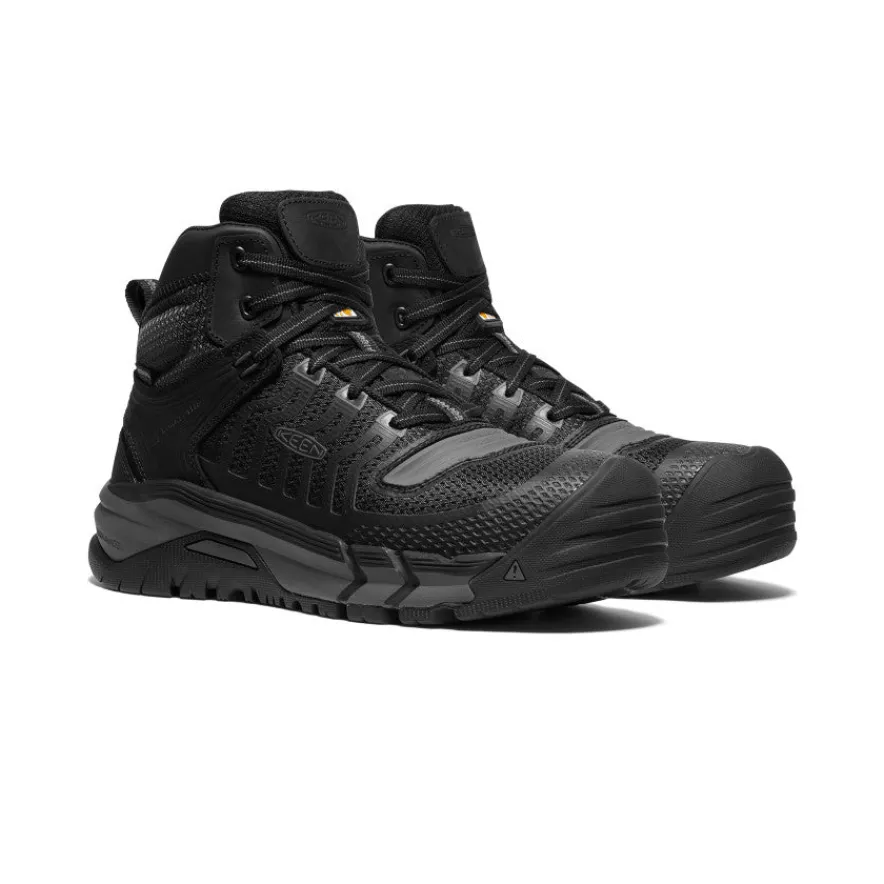 New CSA Kansas City Waterproof Boot (Carbon-Fiber Toe) Pour Homme | Black/Gun Metal Homme Bottes Et Chaussures De Travail|Imperméable À L'eau