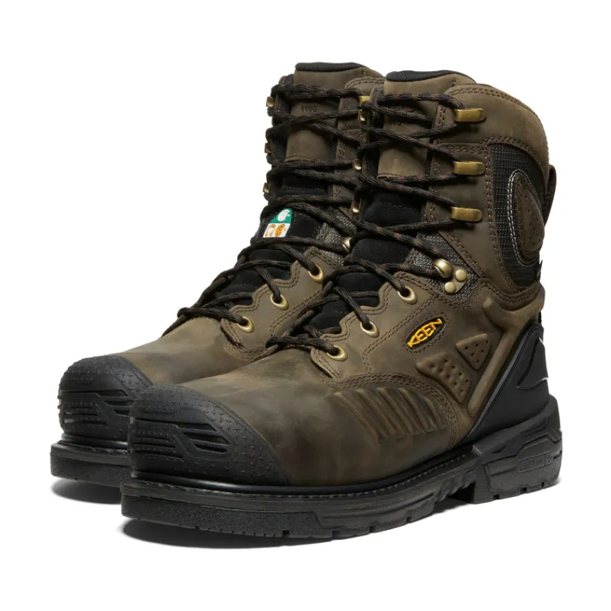 Store CSA Philadelphia+ 8" Insulated Waterproof Boot (Carbon-Fiber Toe) Pour Homme | CASCADE BROWN/BLACK Homme Bottes Et Chaussures De Travail|Imperméable À L'eau