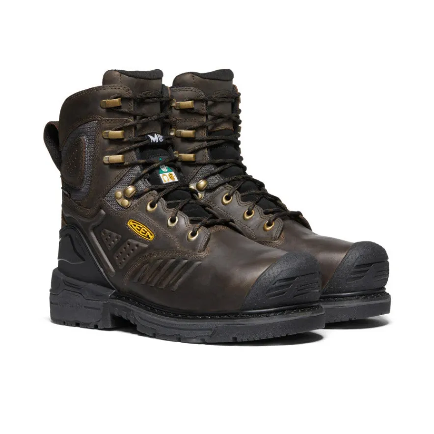 Best Sale CSA Philadelphia 8" Internal MET Waterproof Boot (Carbon-Fiber Toe) Pour Homme | CASCADE BROWN/BLACK Homme Bottes Et Chaussures De Travail|Imperméable À L'eau