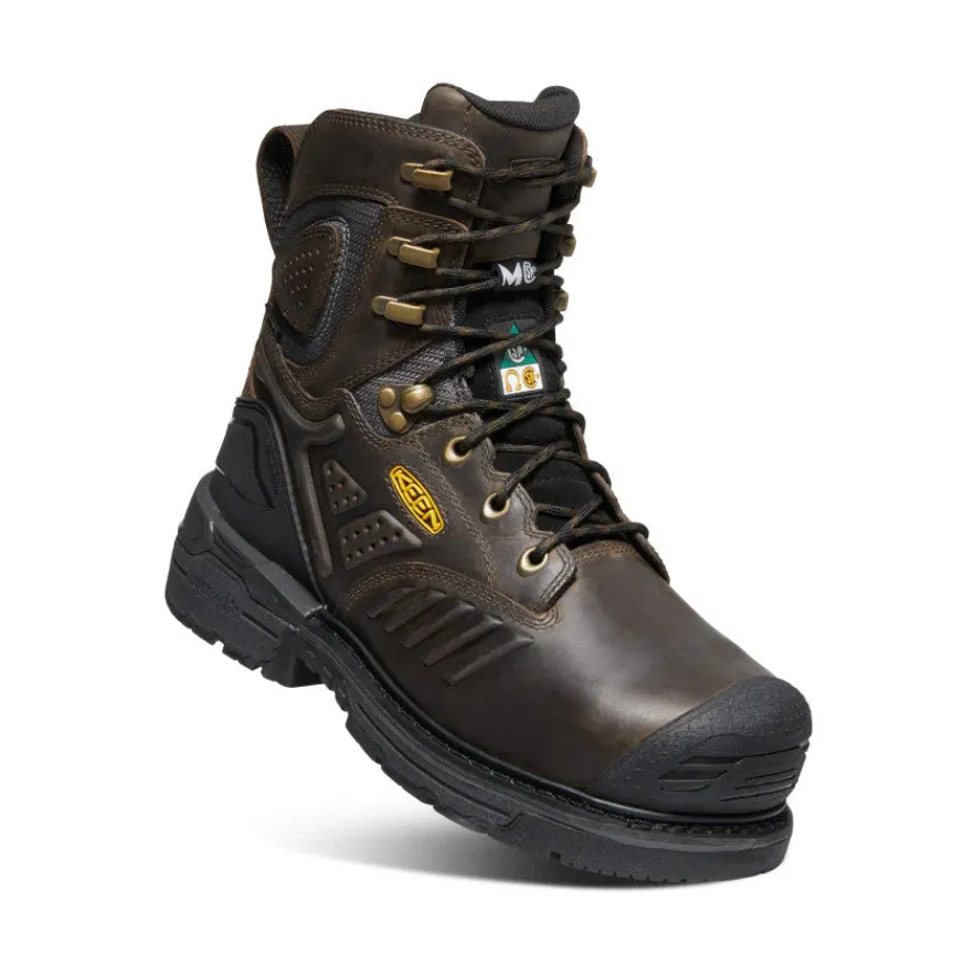 Best Sale CSA Philadelphia 8" Internal MET Waterproof Boot (Carbon-Fiber Toe) Pour Homme | CASCADE BROWN/BLACK Homme Bottes Et Chaussures De Travail|Imperméable À L'eau