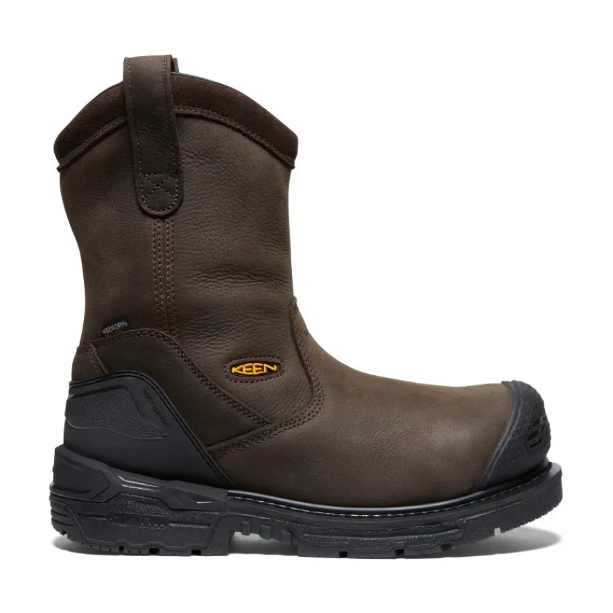 Cheap CSA Philadelphia Wellington Waterproof (Carbon-Fiber Toe) Pour Homme | Cascade Brown/Black Homme Bottes Et Chaussures De Travail|Imperméable À L'eau