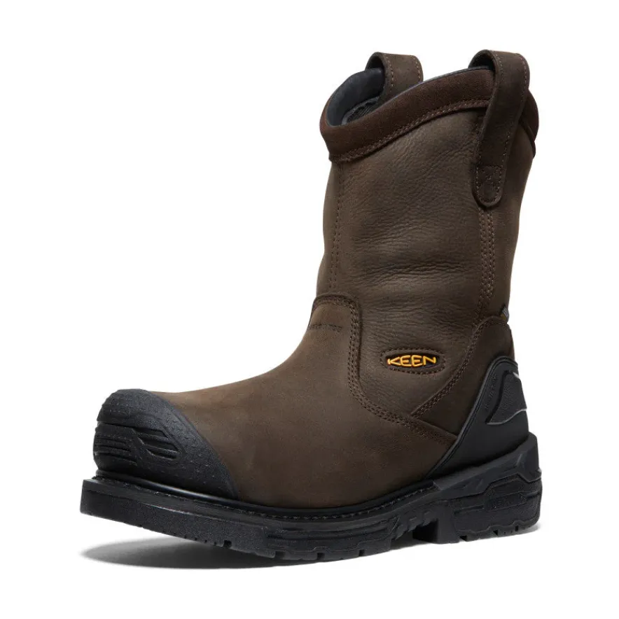 Cheap CSA Philadelphia Wellington Waterproof (Carbon-Fiber Toe) Pour Homme | Cascade Brown/Black Homme Bottes Et Chaussures De Travail|Imperméable À L'eau