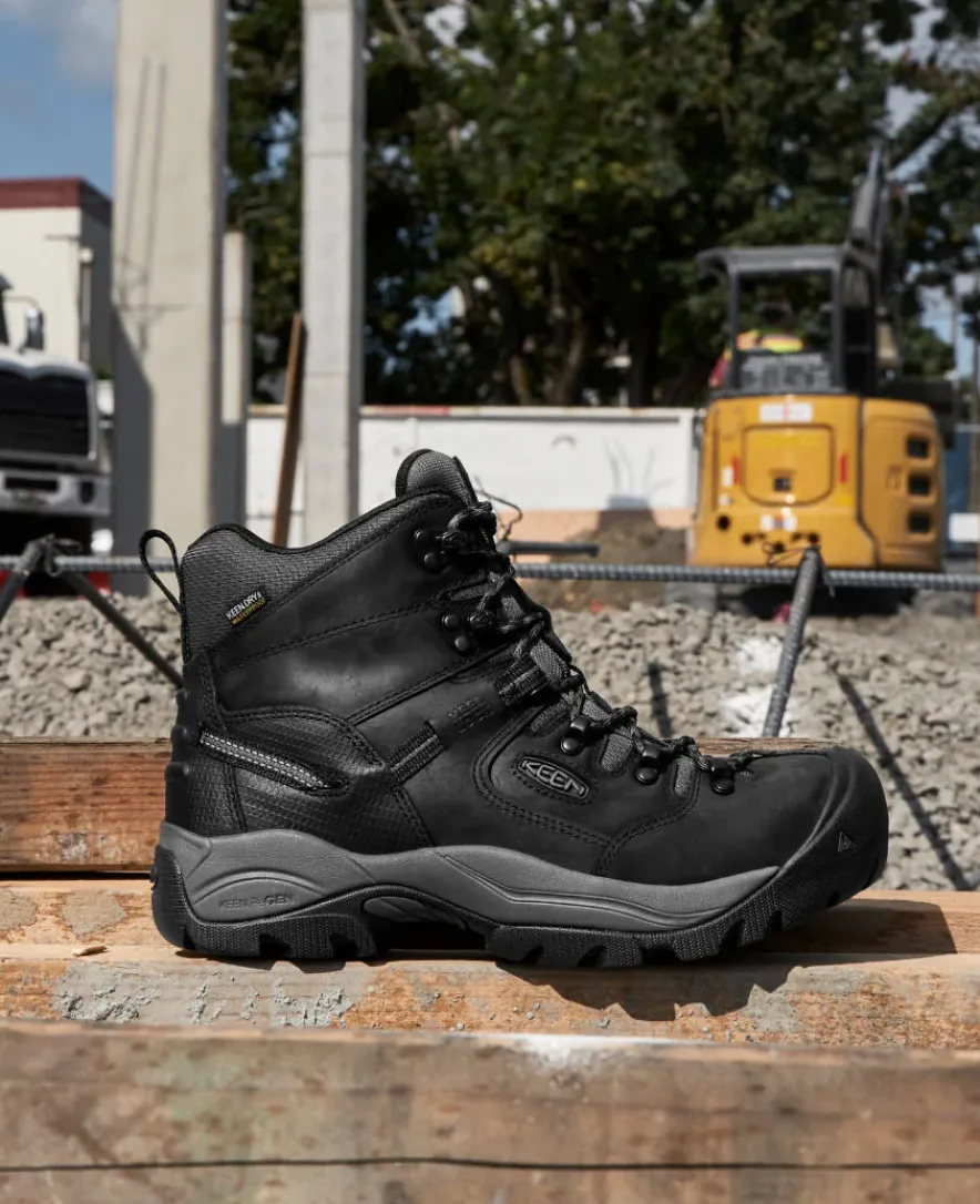 Online CSA Pittsburgh Energy 6" Waterproof Boot (Carbon-Fiber Toe) Pour Homme | Black/Forged Iron Homme Bottes Et Chaussures De Travail|Imperméable À L'eau