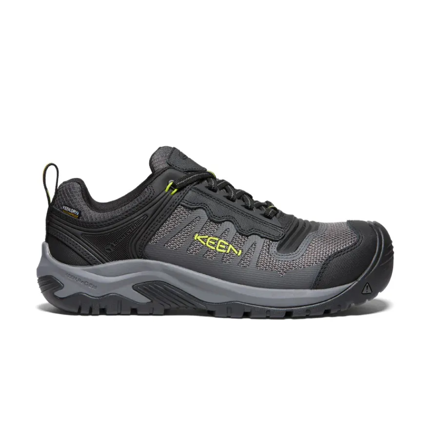 Clearance CSA Reno KBF Waterproof (Carbon-Fiber Toe) Pour Homme | Steel Grey/Evening Primrose Homme Bottes Et Chaussures De Travail|Imperméable À L'eau