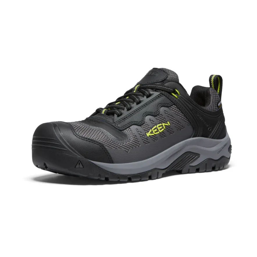 Clearance CSA Reno KBF Waterproof (Carbon-Fiber Toe) Pour Homme | Steel Grey/Evening Primrose Homme Bottes Et Chaussures De Travail|Imperméable À L'eau