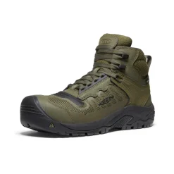 Cheap CSA Reno Mid KBF Waterproof (Carbon-Fiber Toe) Pour Homme | Dark Olive/Black Homme Bottes Et Chaussures De Travail|Imperméable À L'eau