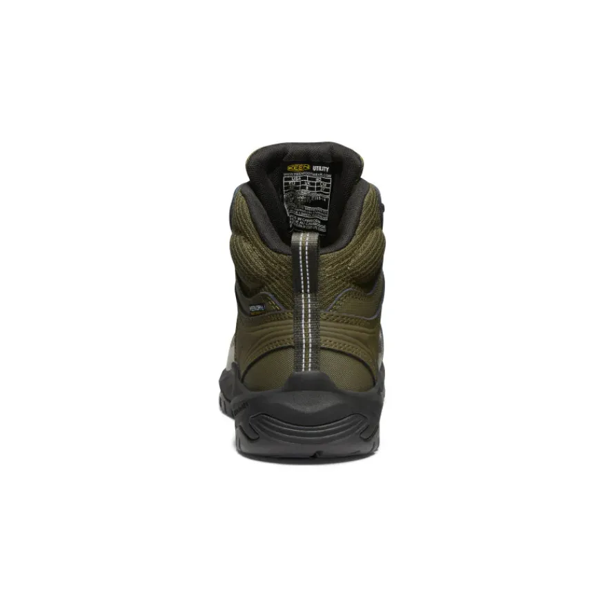 Cheap CSA Reno Mid KBF Waterproof (Carbon-Fiber Toe) Pour Homme | Dark Olive/Black Homme Bottes Et Chaussures De Travail|Imperméable À L'eau