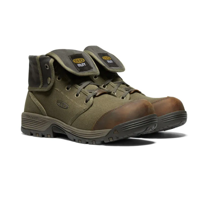 Best Sale CSA Roswell Mid (Carbon-Fiber Toe) Pour Homme | Military Olive/Black Olive Homme Bottes Et Chaussures De Travail|Bottes