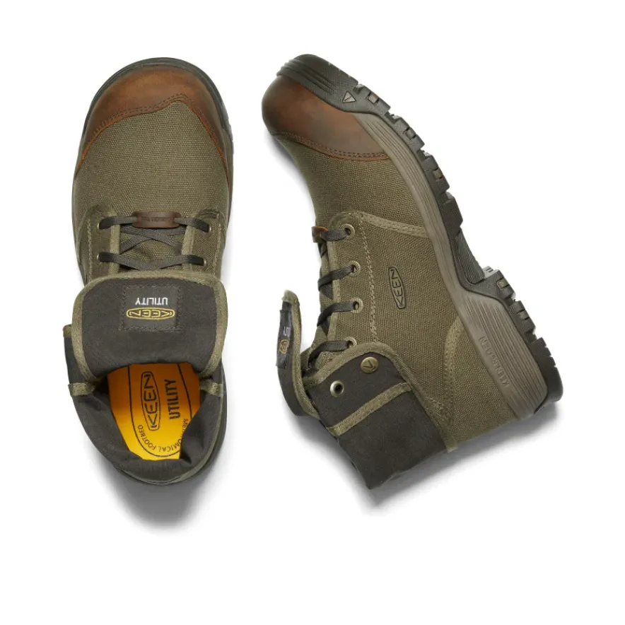 Best Sale CSA Roswell Mid (Carbon-Fiber Toe) Pour Homme | Military Olive/Black Olive Homme Bottes Et Chaussures De Travail|Bottes