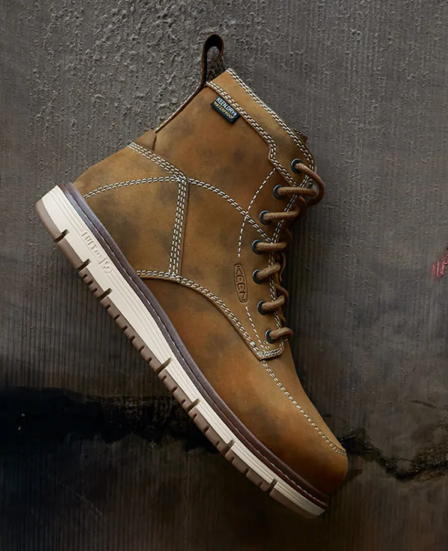 Shop CSA San Jose 6" Waterproof Boot (Aluminum Toe) Pour Femme | Almond/Gum Kg 113 Femme Bottes Et Chaussures De Travail|Imperméable À L'eau