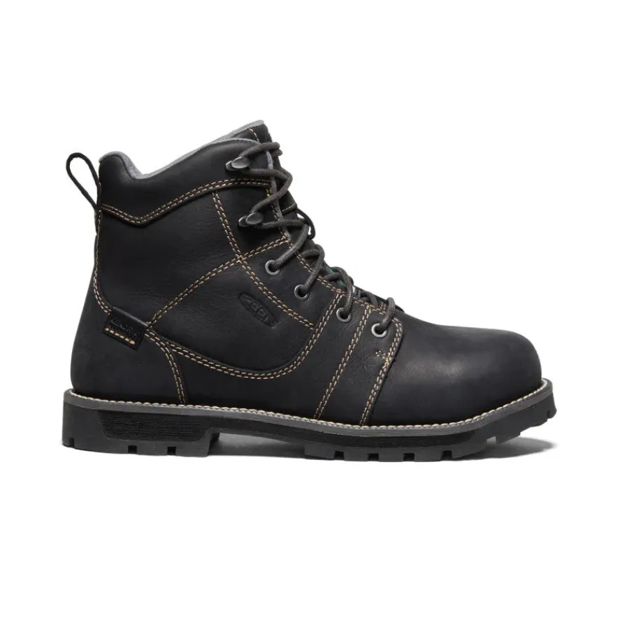 Shop CSA Seattle 6" Waterproof Boot (Aluminum Toe) Pour Femme | BLACK/STEEL GREY Femme Bottes Et Chaussures De Travail|Imperméable À L'eau