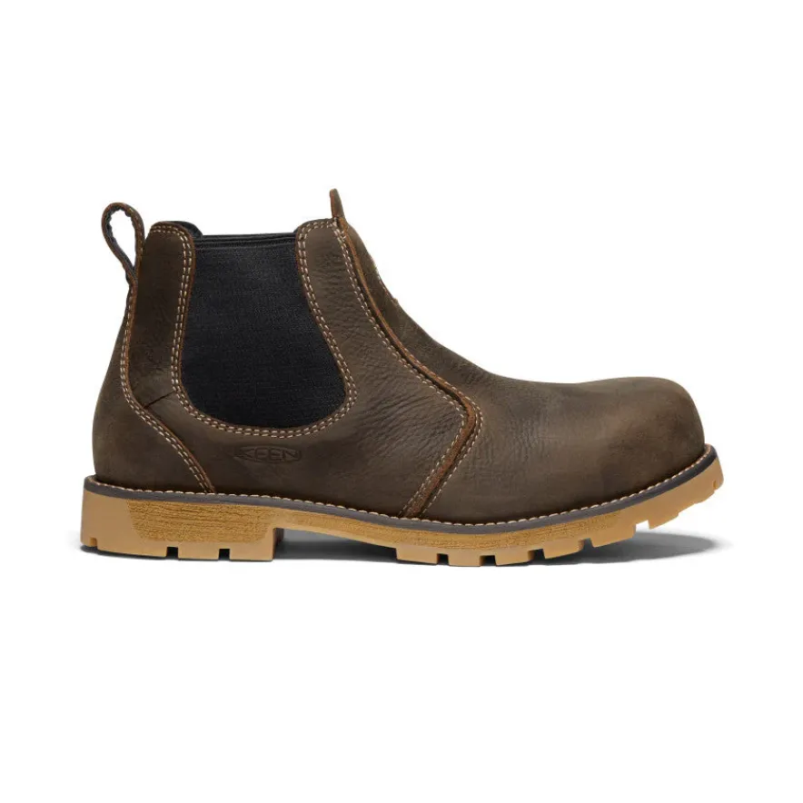 New CSA Seattle Romeo (Carbon-Fiber Toe) Pour Homme | CASCADE BROWN/GUM Homme Bottes Et Chaussures De Travail|Chaussures À Enfiler