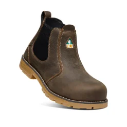 New CSA Seattle Romeo (Carbon-Fiber Toe) Pour Homme | CASCADE BROWN/GUM Homme Bottes Et Chaussures De Travail|Chaussures À Enfiler