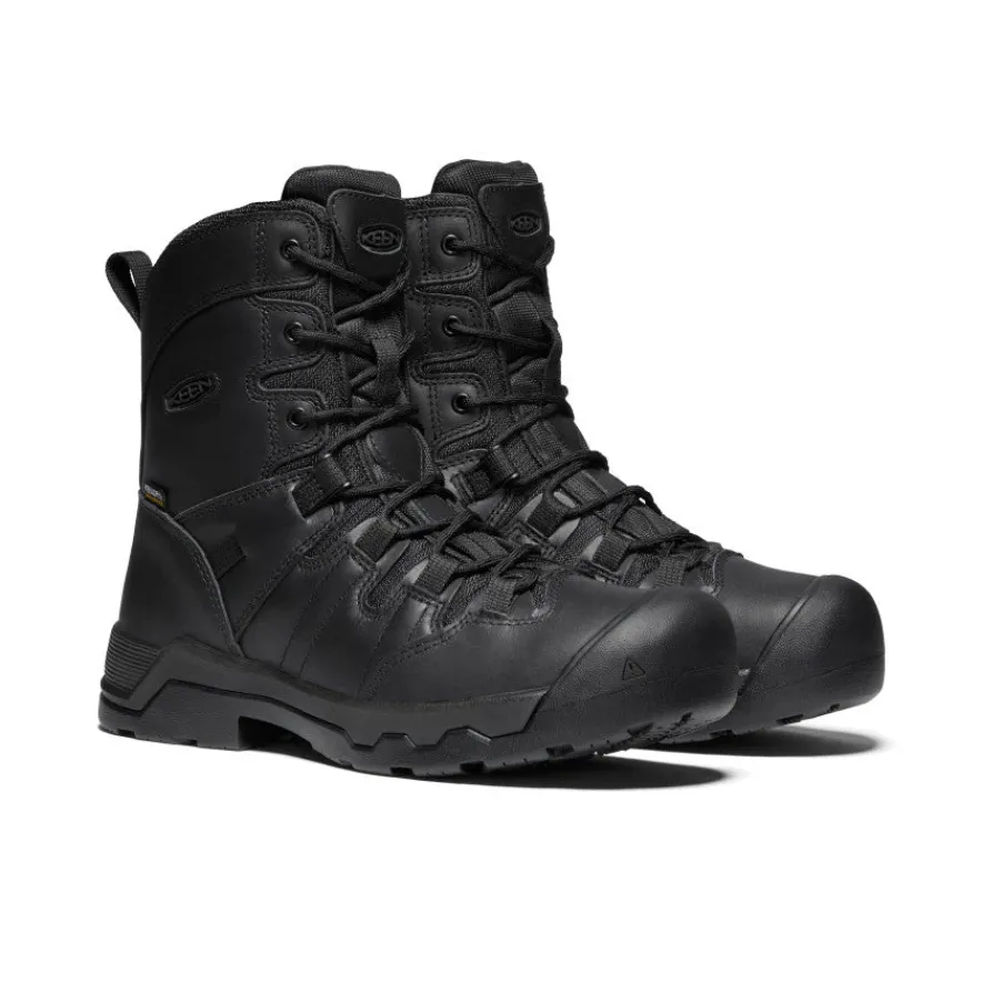 New Detroit Plus 8" Zip Waterproof Boot (Soft Toe) Pour Homme | Homme Bottes Et Chaussures De Travail|Imperméable À L'eau