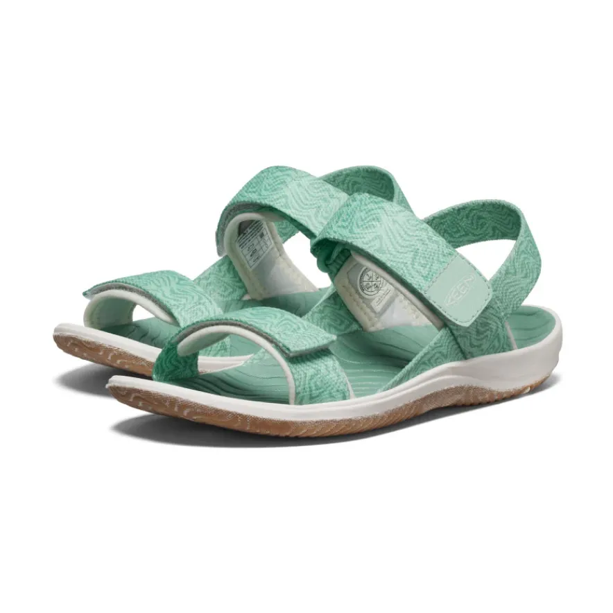 Cheap Elle Backstrap Pour Jeunes | Lichen/Star White Enfant Sandales