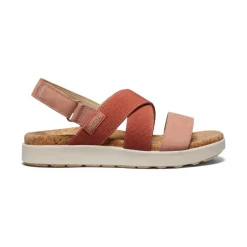 Best Elle Criss Cross Sandal Pour Femme | Baked Clay/Cork Femme Sandales