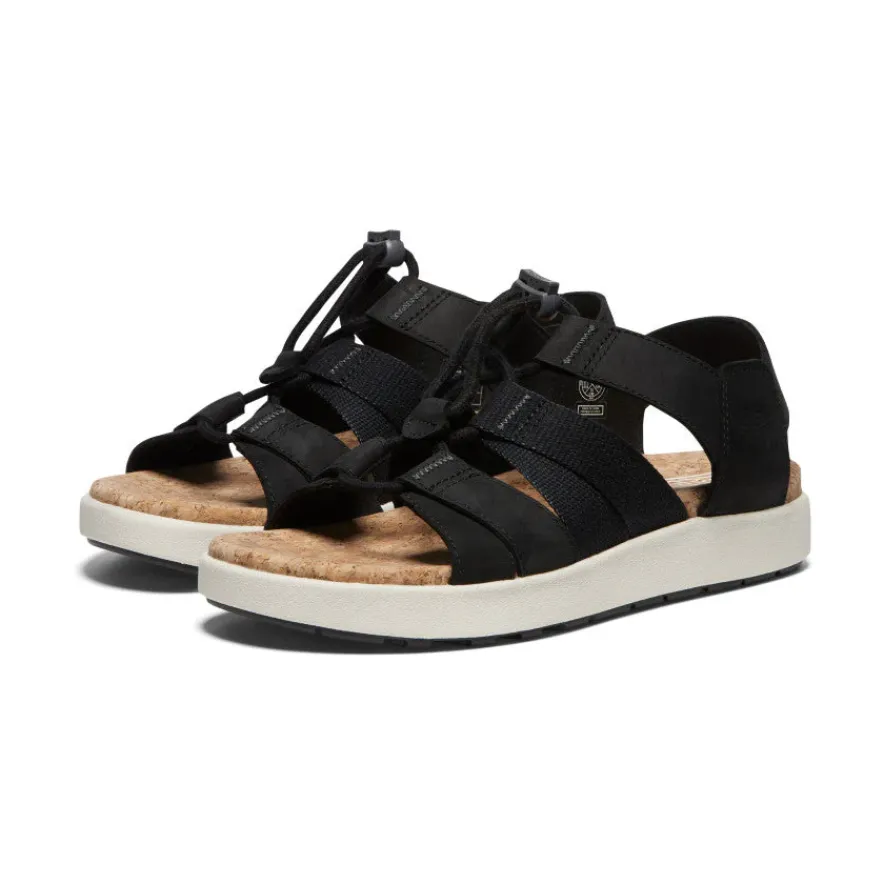 Discount Elle Mixed Strap Sandal Pour Femme | Femme Sandales