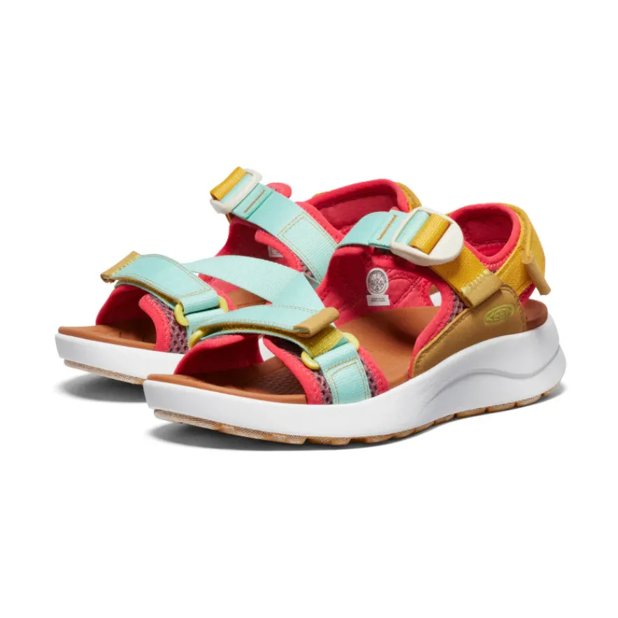 Outlet Elle Sport Backstrap Sandal Pour Femme | Golden Yellow/Lichen Femme Sandales