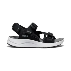 Hot Elle Sport Backstrap Sandal Pour Femme | Black/Steel Grey Femme Sandales