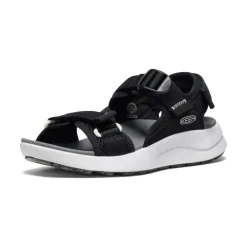 Hot Elle Sport Backstrap Sandal Pour Femme | Black/Steel Grey Femme Sandales