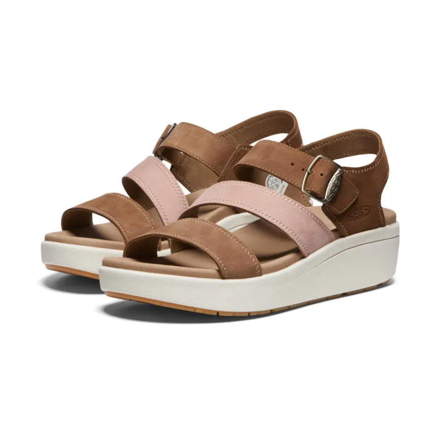 Outlet Ellecity Backstrap Pour Femme | Toasted Coconut/Fawn Femme Sandales