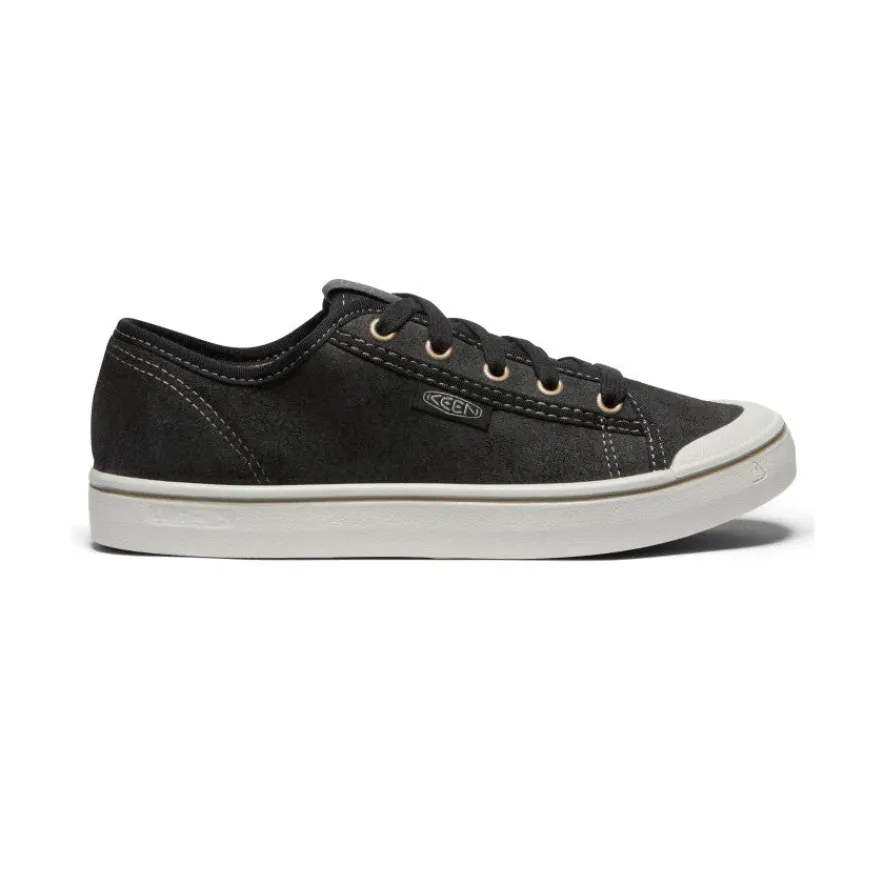 Online Elsa Harvest Leather Sneaker Pour Femme | Black/Silver Birch Femme Chaussures