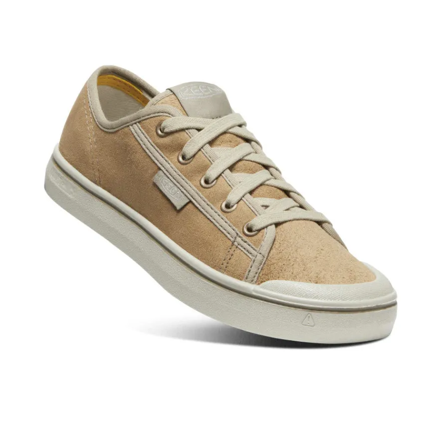 Best Sale Elsa Harvest Leather Sneaker Pour Femme | Beige/Silver Birch Femme Chaussures