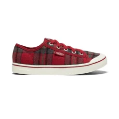 Cheap Elsa V Sneaker Pour Femme  |  Red Plaid/Red Dahlia Femme Chaussures