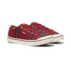 Cheap Elsa V Sneaker Pour Femme  |  Red Plaid/Red Dahlia Femme Chaussures