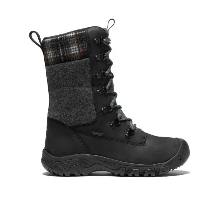 Flash Sale Greta Tall Waterproof Boot Pour Femme | Black/Black Plaid Femme Imperméable À L'eau|Bottes