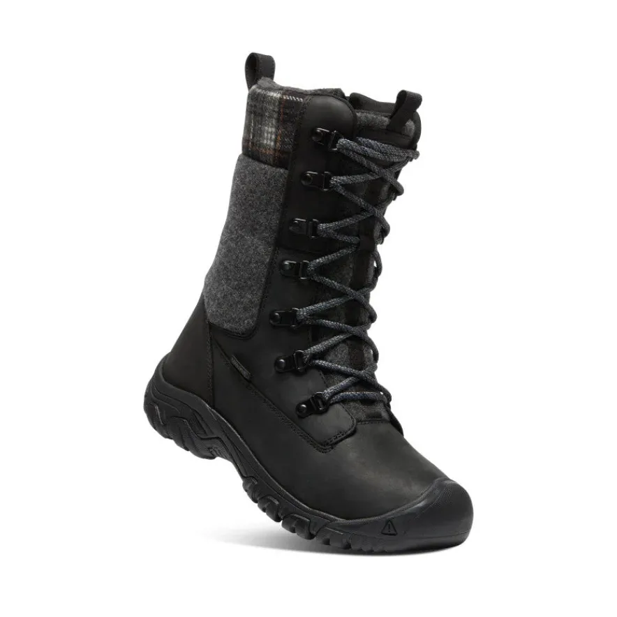 Flash Sale Greta Tall Waterproof Boot Pour Femme | Black/Black Plaid Femme Imperméable À L'eau|Bottes