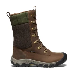Hot Greta Tall Waterproof Boot Pour Femme | Dark Earth/Green Plaid Femme Imperméable À L'eau|Bottes